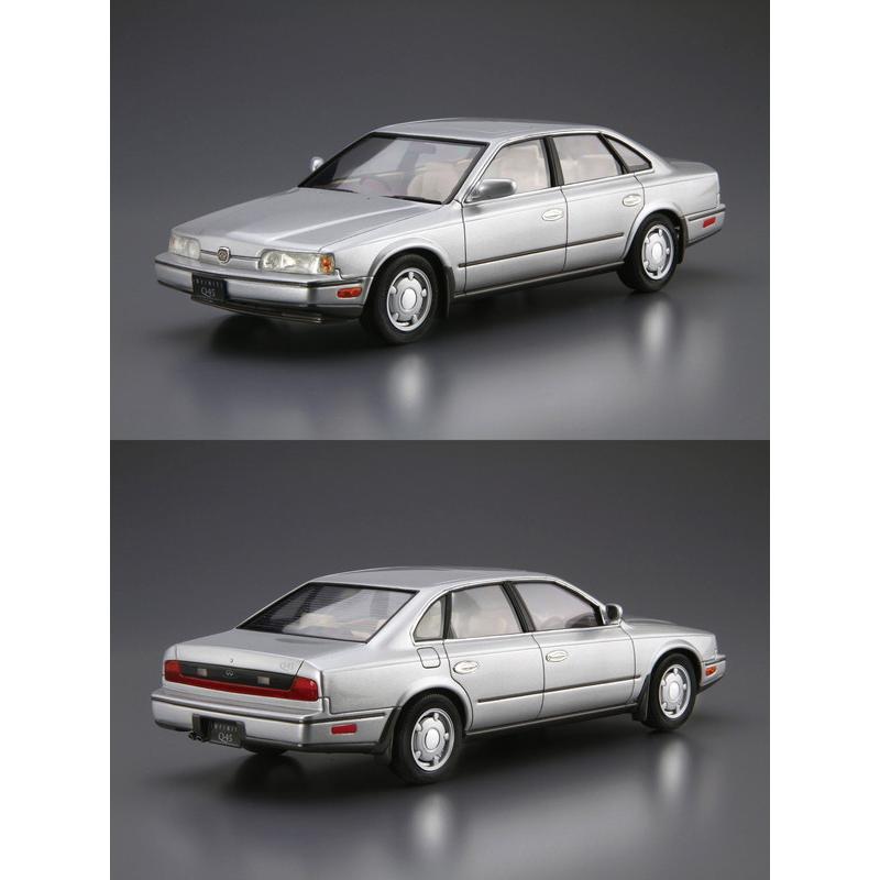 アオシマ 1/24 ザ・モデルカー No.089 ニッサン G50 プレジデントJS/インフィニティQ45 '89 プラモデル　送料無料｜toystadiumookawaya｜03