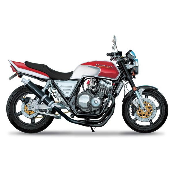 アオシマ 1/12 ザ・バイク No.053 ホンダ NC31 CB400 SUPER FOUR '92 カスタムパーツ付き プラモデル 送料無料｜toystadiumookawaya