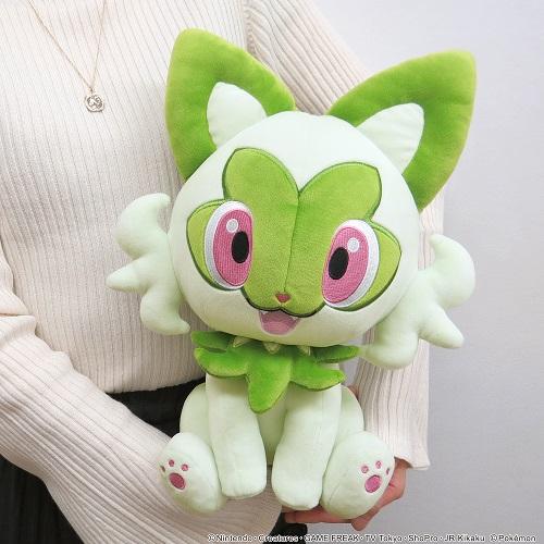 ポケットモンスター ぽてはぐクッション ニャオハ ぬいぐるみ 高さ35.5cm PZ64 送料無料 :4905330031587:トイ