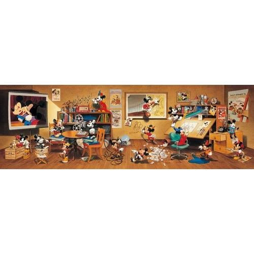 ジグソーパズル ぎゅっと456ピース 歴代ミッキーマウス大集合! 18.5x55