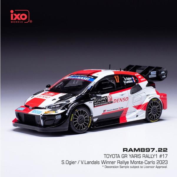 IXO MODELS 1/43 トヨタ GR ヤリス RALLY1 2023年モンテカルロラリー