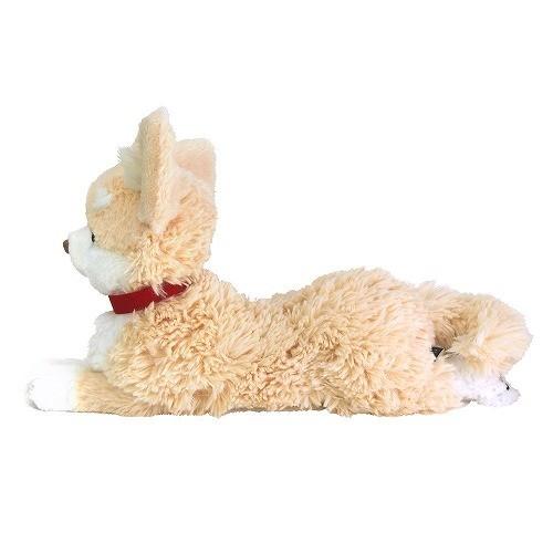 ひざわんこ チワワ クリーム ぬいぐるみ 犬 動物 アニマル 全長37cm