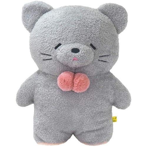 ふわふわたっとん ぬいぐるみ L ねこ グレー 高さ 約36cm 送料無料 トイスタジアム Paypayモール店 通販 Paypayモール