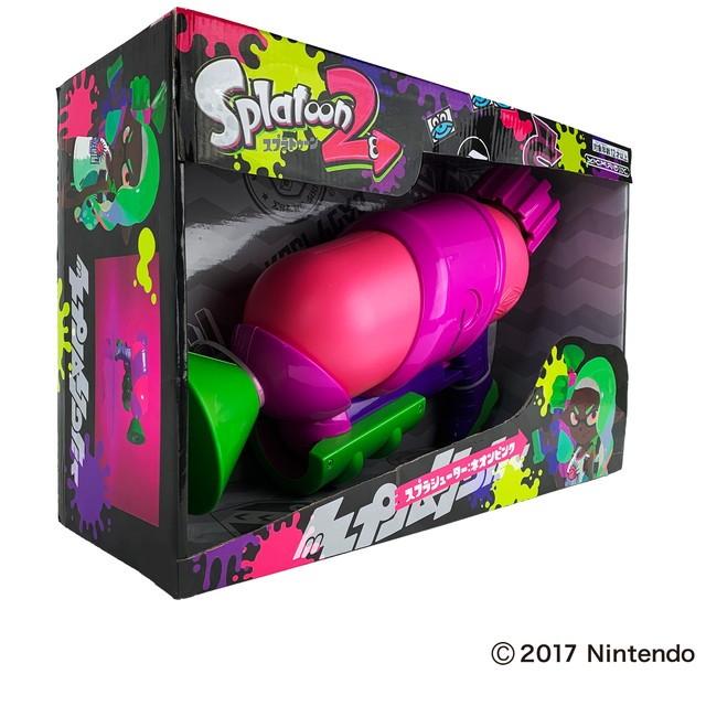 格安saleスタート 水鉄砲 スプラトゥーン2 Splatoon2 スプラシューター ウォーターガン 水ピストル ネオンピンク 送料無料