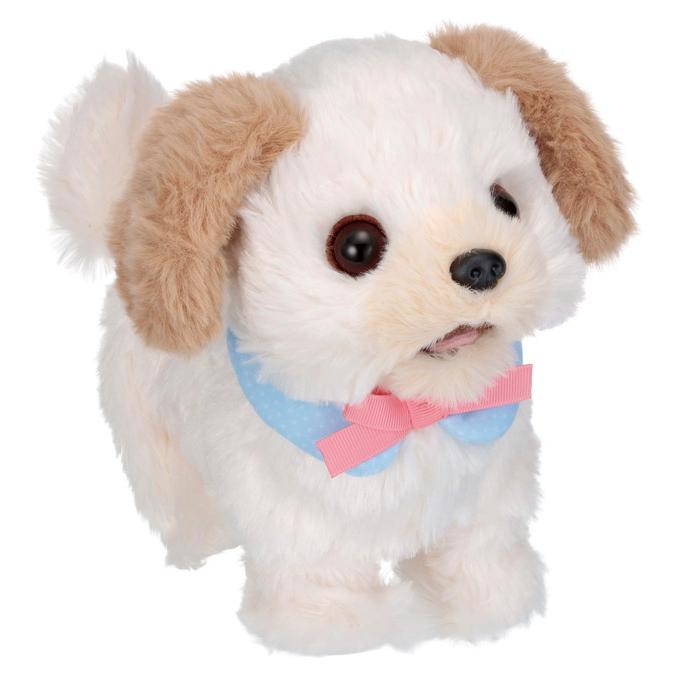 ぬいぐるみ、マルプー、チワプー犬、ハンドメイド、オリジナル、パピー、可動 ちゅ〜るにムチュー！マルプーちゃん 犬のおもちゃ 動くぬいぐるみ