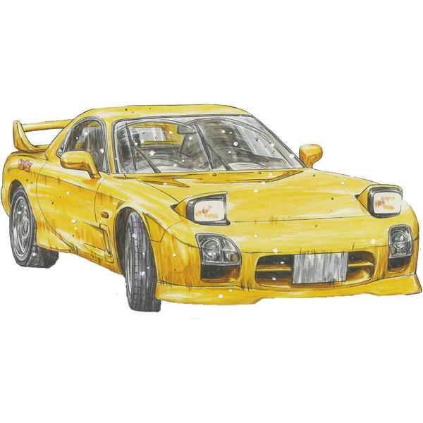 フジミ模型 1/24 頭文字Dシリーズ No.12 EX-1 FD3S RX-7 マツダ