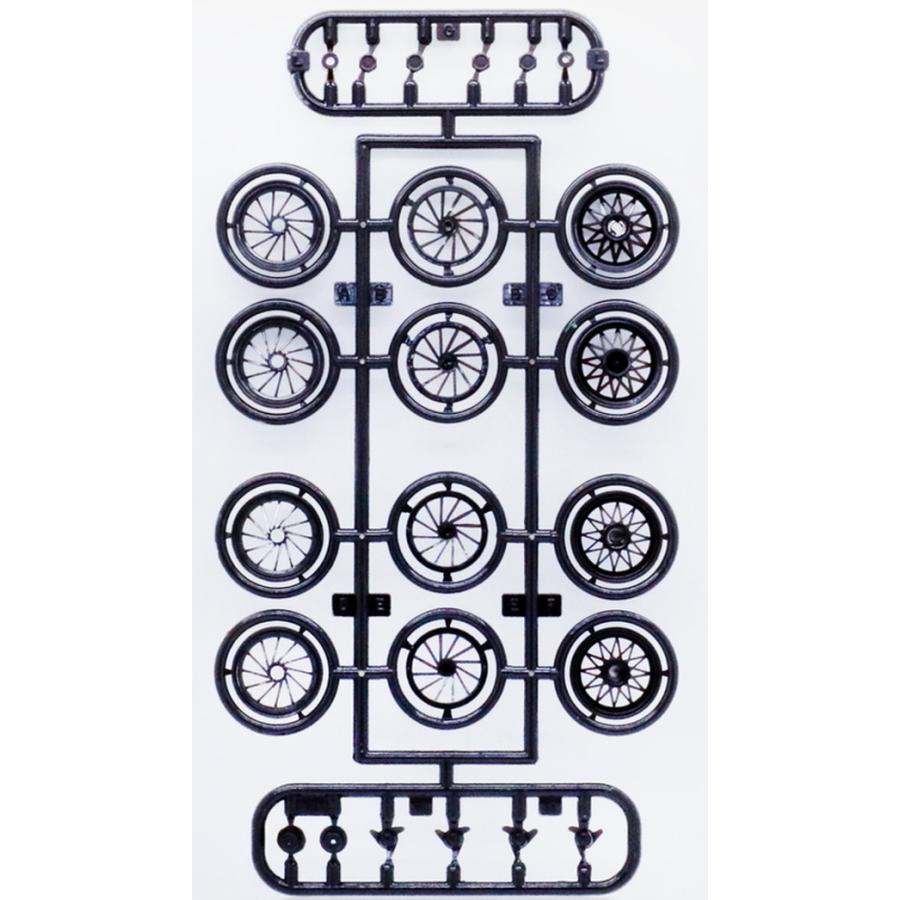 フジミ模型 ホイールシリーズ No.14 1/24 ノーマルワイヤー シルバー
