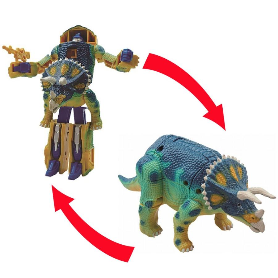 古生代の大戦士 ディノバトロン トリケラトプス 変形ロボット 恐竜