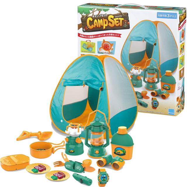 キッズテント 子供用テント 折りたたみ式 キャンプセット Kny 01 おもちゃ おままごと コンパクト 室外 室内