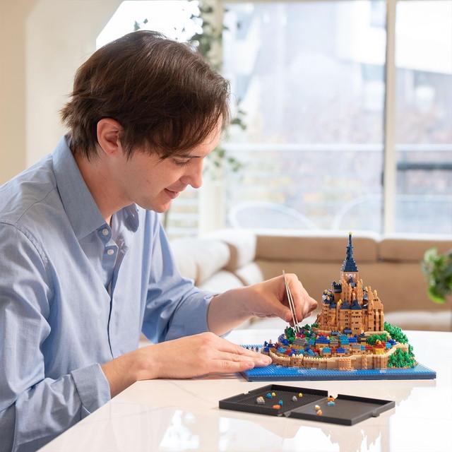 送料無料】 ナノブロック nanoblock モン・サン・ミシェル デラックス