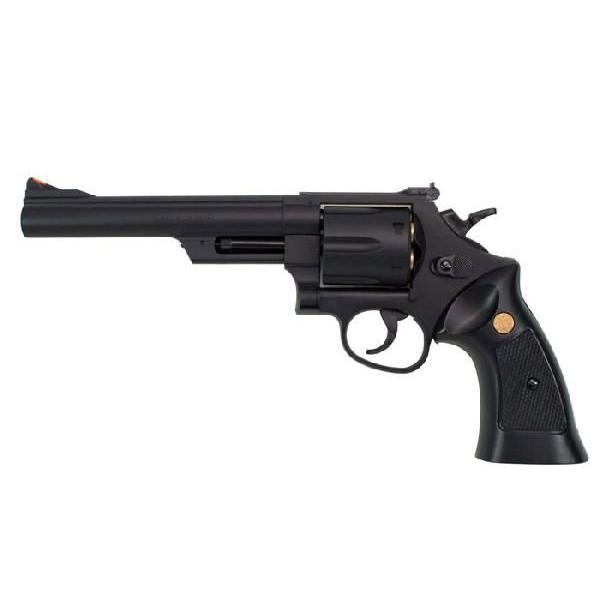 S&W　M29　6インチ　ブラック　18才以上用エアリボルバー　No.13204　クラウンモデル　送料無料｜toystadiumookawaya