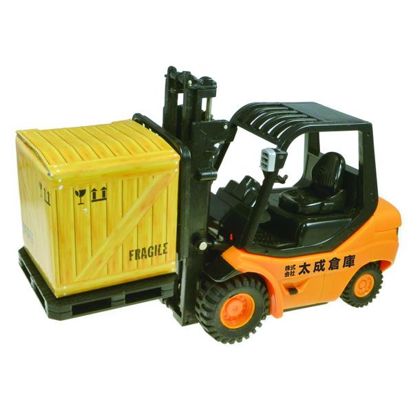 童友社 1/20 ミニフォークリフト オレンジ RC建機シリーズ 完成品