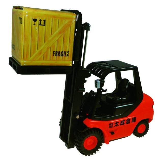 童友社 1/20 ミニフォークリフト レッド RC建機シリーズ 完成品