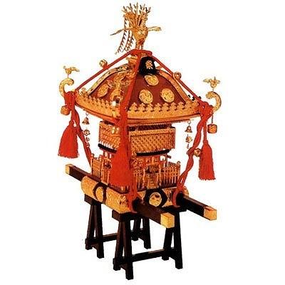 童友社 1/5 江戸神輿 茶塗朱房 プラモデル PS-2　送料無料 新品