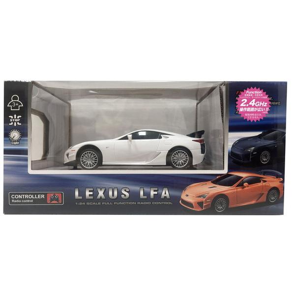 童友社 1/24 レクサス LFA ホワイト 完成品ラジコン 2.4GHz 送料無料