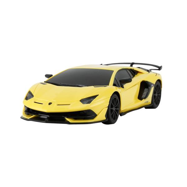 童友社 1/24 ランボルギーニ アヴェンタドール SVJ イエロー 完成品