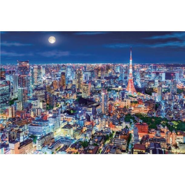 ジグソーパズル 1000ピース 光るパズル 煌めく東京の夜-東京 50×75cm