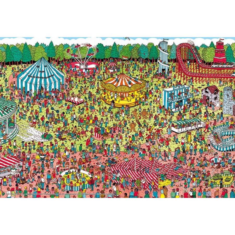ジグソーパズル 1000マイクロピース Where's Wally? 休日の遊園地 26