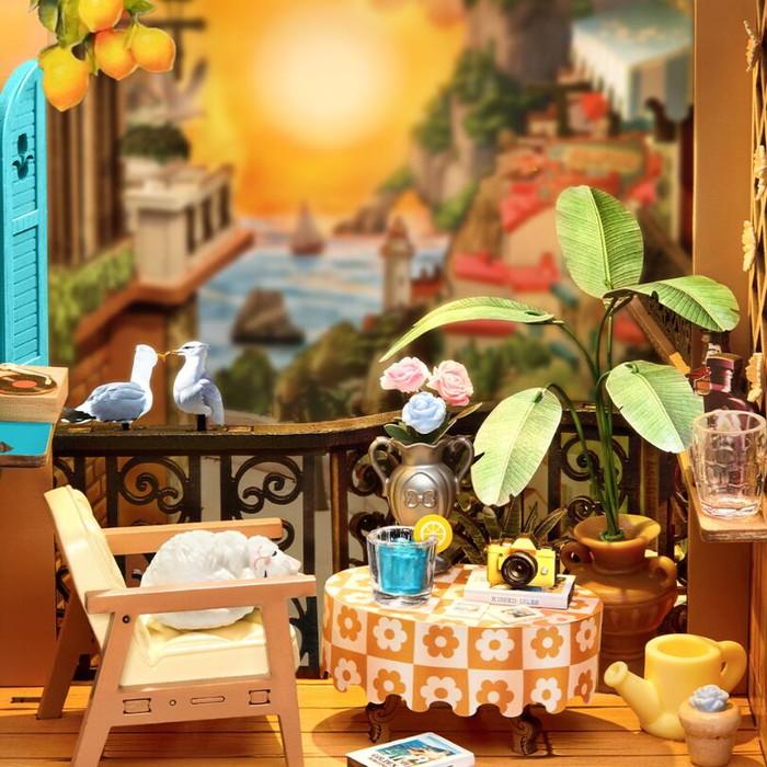 立体パズル 3Dパズル ウッドパズル 木製パズル ブックヌック Sunset