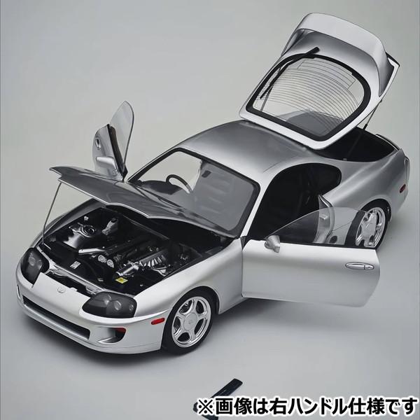 2月発売予定】 WHELART 1/18 トヨタ スープラ A80 シルバー LHD 完成品
