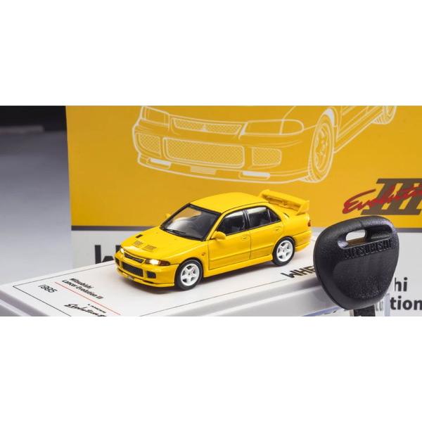 WHELART 1/64 三菱 ランサーエボリューション3 イエロー ライトアップ