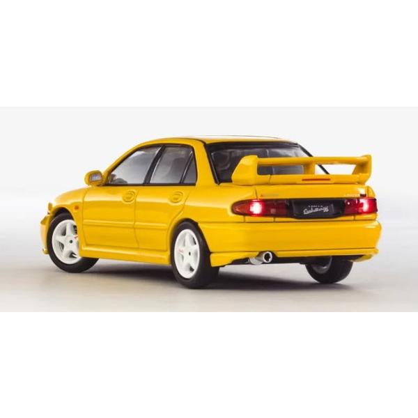 WHELART 1/64 三菱 ランサーエボリューション3 イエロー ライトアップ