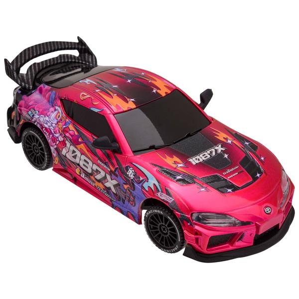 8月発売予定 HiTEC APECAR 1/43 RC ドリフトカー スープラ 1087X 電動R