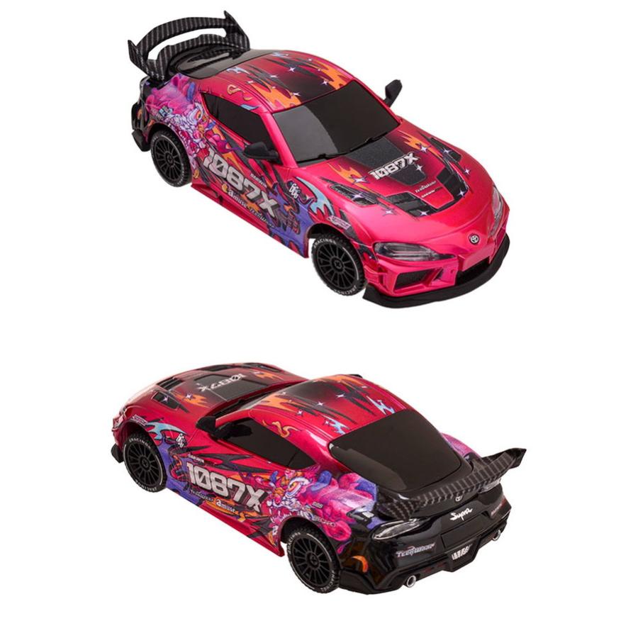 9月下旬発売予定 HiTEC APECAR 1/43 RC ドリフトカー スープラ 1087X