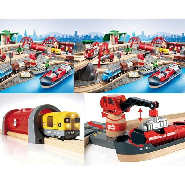 木製レールセット レール＆ロードデラックスセット 33052 木製