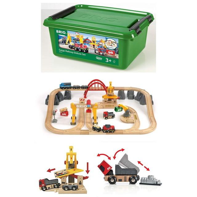 カーゴレールデラックスセット Brio ブリオ 木製レール 木のおもちゃ 同梱不可 送料無料 ラッピング不可 トイスタジアム Paypayモール店 通販 Paypayモール