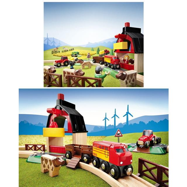 ファームレールセット 33719 木製 おもちゃ ブリオ BRIO 送料無料