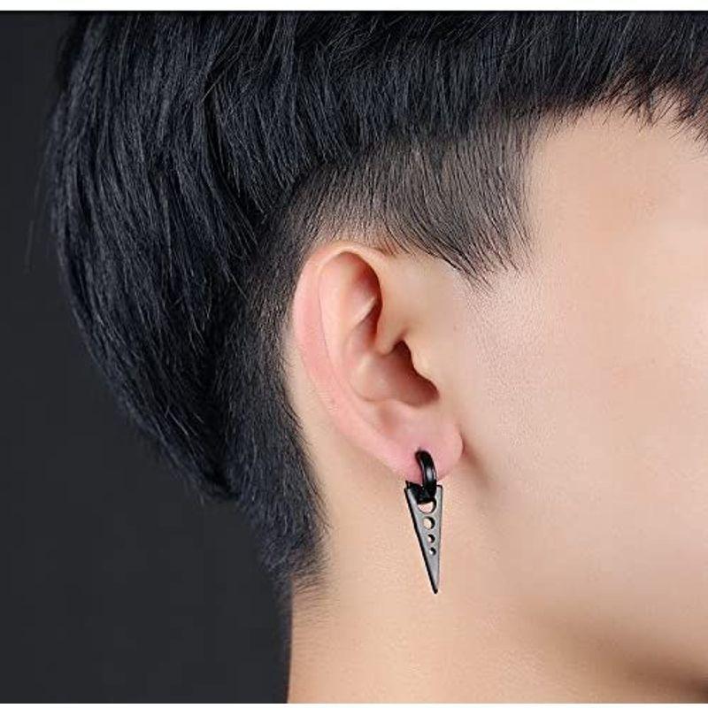 22人気no 1の メンズアクセサリー Aiks ジュエリー ブランド 人気 メンズピアス おしゃれ ゴールド ステンレス 三角 Ism Com Ge