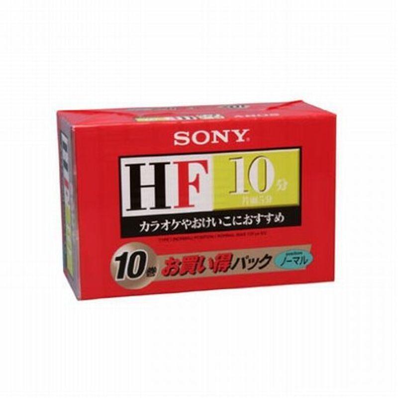 ソニー 一般用オーディオカセットテープ HF (ノーマルポジション 10分 10巻パック) 10C-10HFB