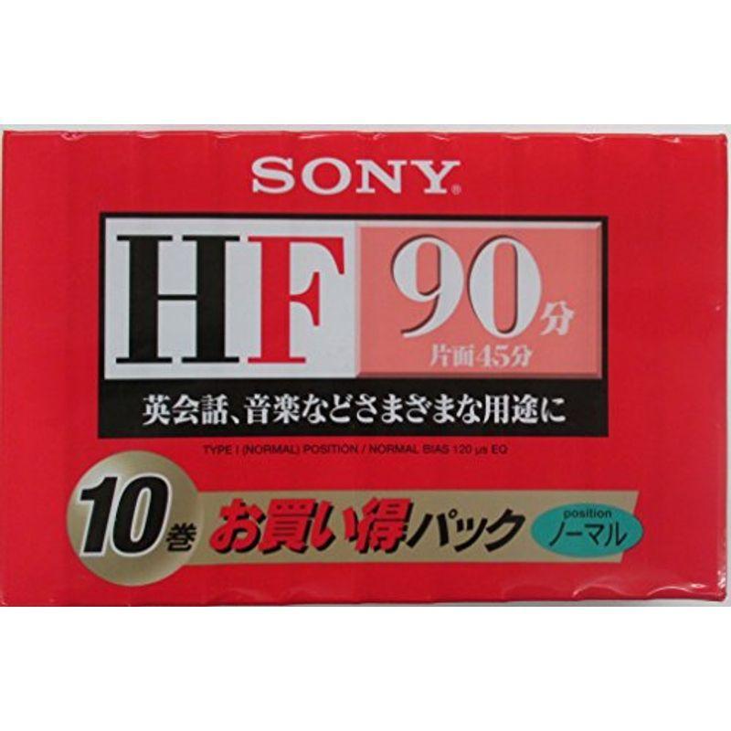 ソニー 一般用オーディオカセットテープ HF (ノーマルポジション 90分 10巻パック) 10C-90HFB