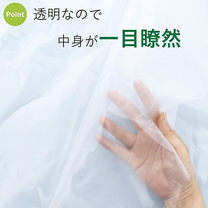 最新作ハウスホールドジャパン ゴミ袋 極厚ポリ袋 透明 10枚入×3個セット 45L GT48 0.08mm 業務用 ゴミ袋、ポリ袋、レジ袋 