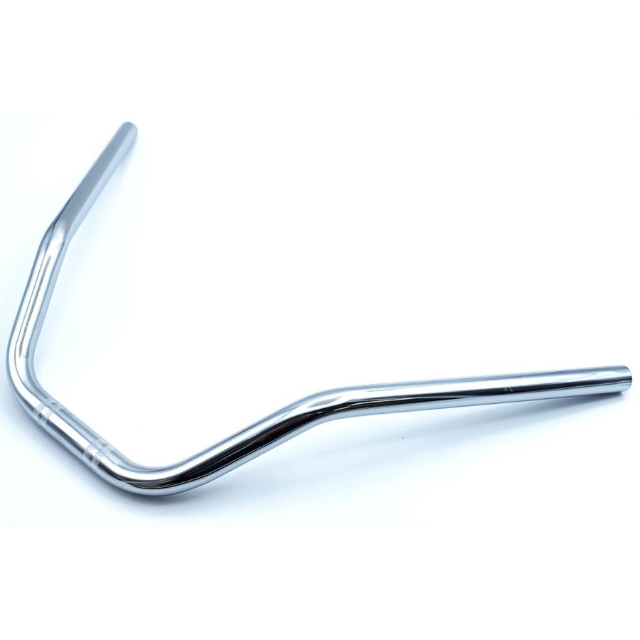 22 2mm 汎用ナローハンドル メッキ仕上げ ビックスクーター ネイキッド等に フォルツァ マジェスティ マグザム エイプ ゼファー Zrx Cb400sf 他 T436 お中元