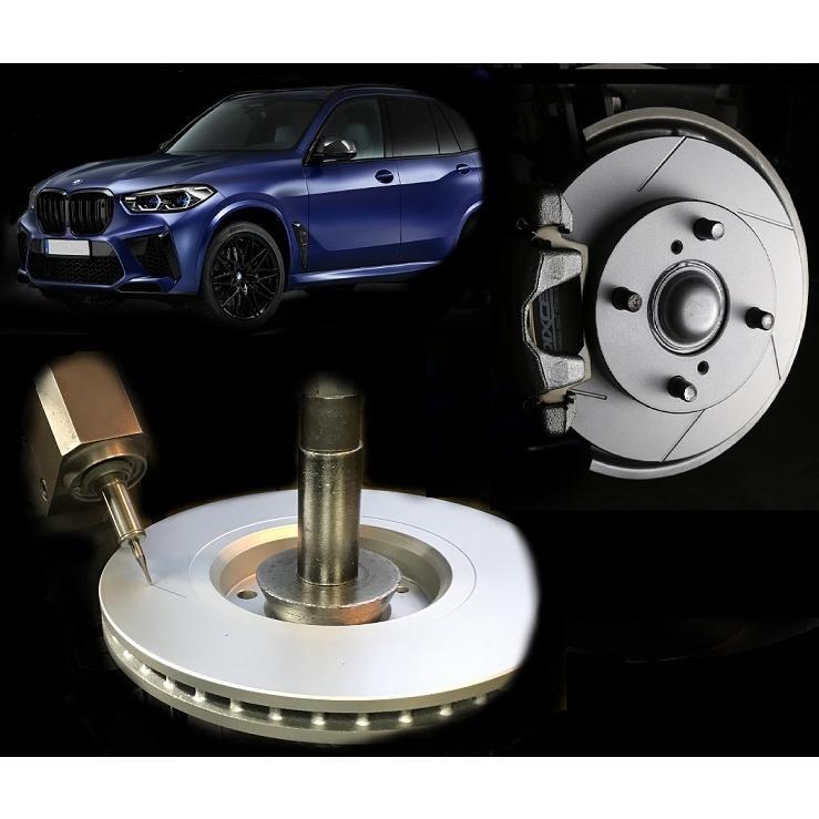 フロント 6本スリット加工 ブレーキローター アウディ TTS 2.0 TFSI