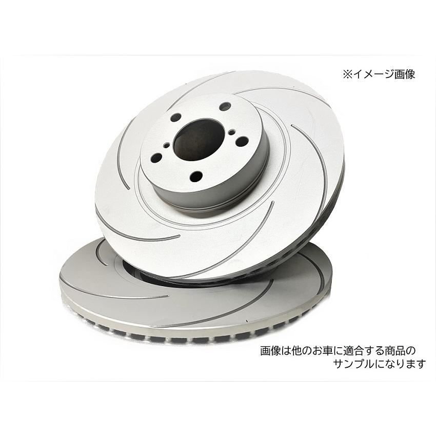 ブレーキローター eKスポーツ H82W フロントカーブスリット6本加工