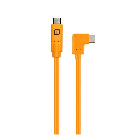 TetherTools（テザーツールス）USB-C ー USB-C ケーブル Right Angle 50cm オレンジ CUCRTC1-ORG｜tpc｜02