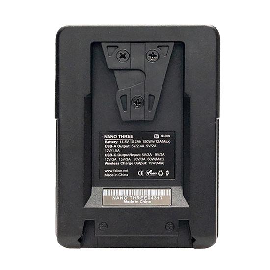 FXLION ＶマウントバッテリーNANO THREE WIRELESS（ナノ スリー ワイヤレス） 14.8V 150Wh_2