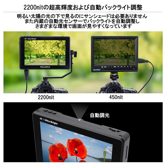 FEELWORLD 7型 IPSフィールドモニター LUT7（2200nlts） : 写真プロ 