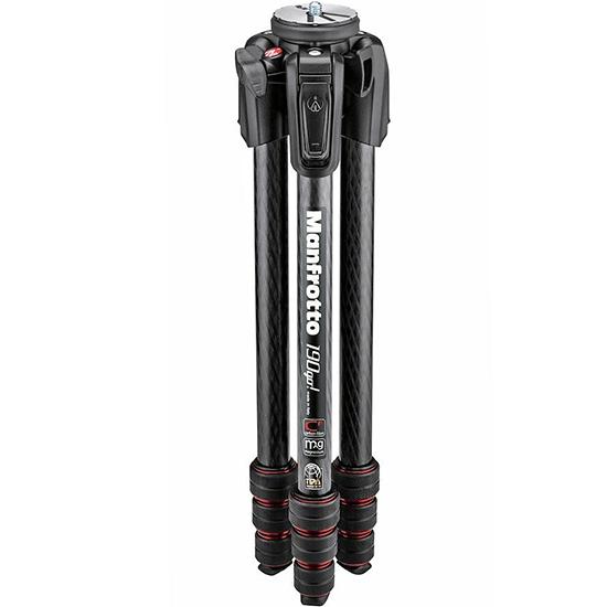 マンフロット190go！m-lock carbon 3way雲台