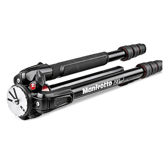 マンフロット（manfrotto）190go! アルミニウム4段三脚+XPROギア付き雲台キット JP-MK190GA4-3WG｜tpc｜03