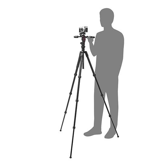 Manfrotto befree GT FB ツイスト アルミ 3ウェイ キット MKBFRTA4GTFB-3Wの画像