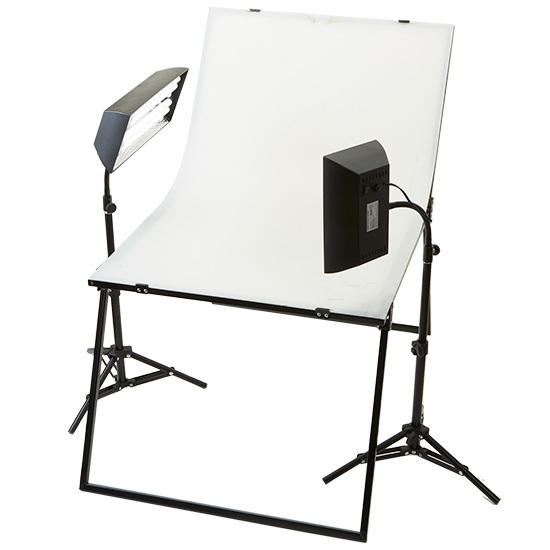 蛍光灯ボックスライト2灯撮影セット スマートフォンでも簡単撮影