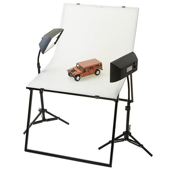 撮影用LED照明ライト2台セット(LED100W×4灯) 蛍光灯ボックスライト2灯撮影セット スマートフォンでも簡単撮影