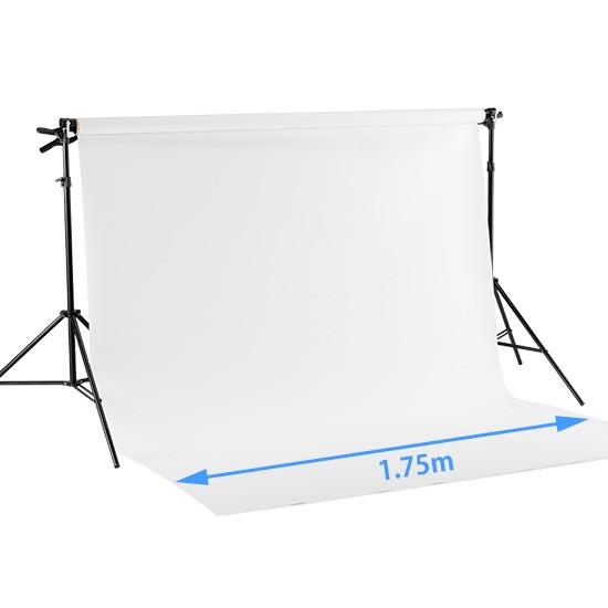 バック紙撮影セット Mサイズ（w1.75m x 2.7mバック紙 白付き） | Manfrotto | 01