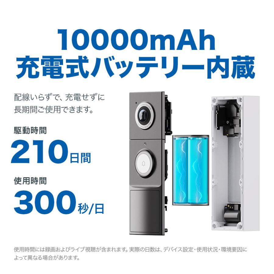 TP-Link インターホン カメラ付き 工事不要 500万画素 5MP高画質 WiFi