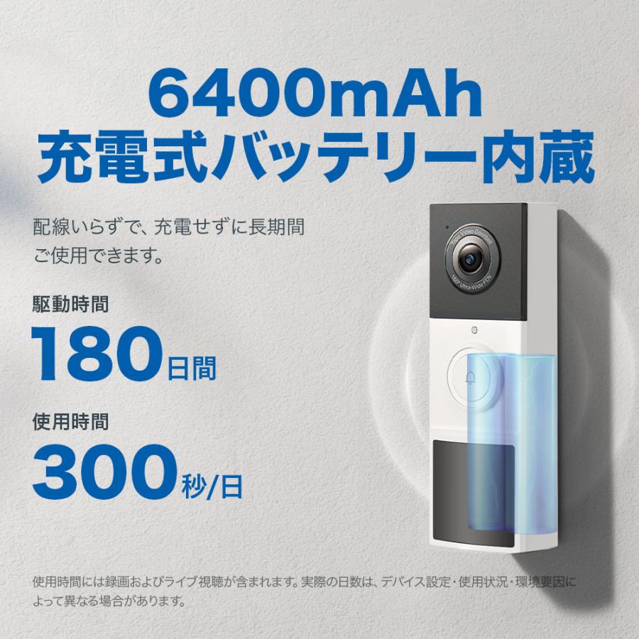 TP-Link インターホン カメラ付き 工事不要 300万高画質 充電式 Tapo