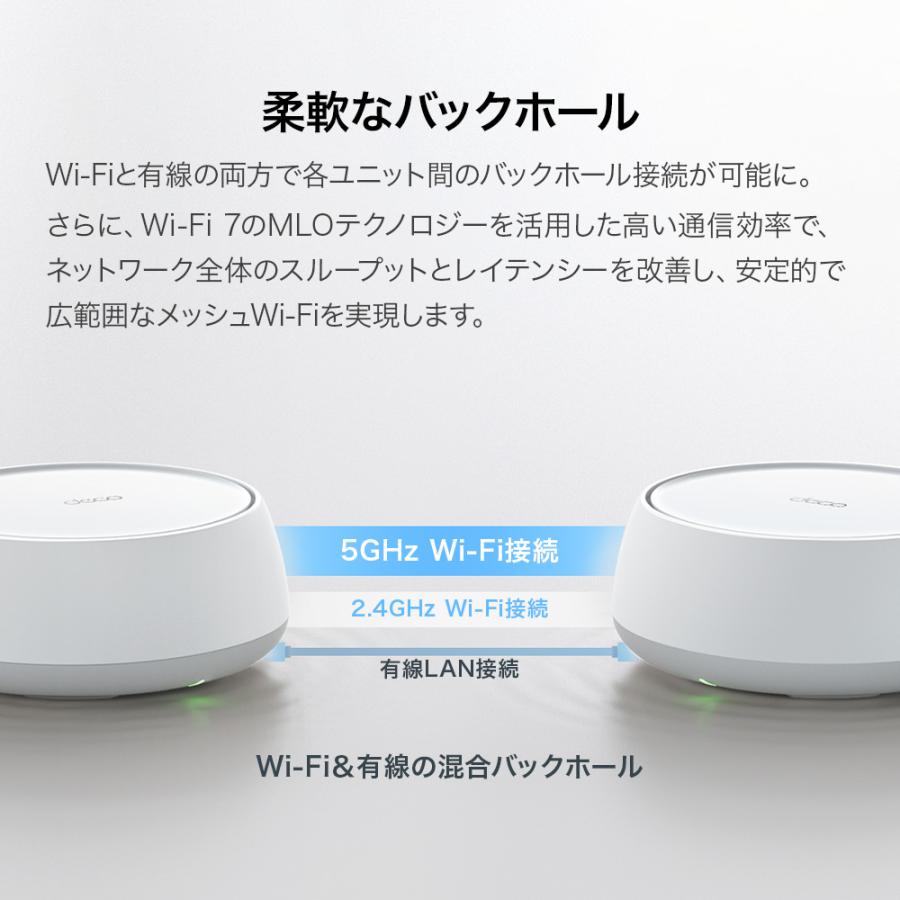 TP-Link 【公式ショップ限定商品】WiFi7 ルーター メッシュW-iFi